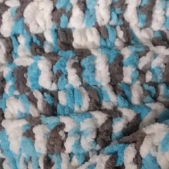 That's one of the blankets I made. Thick & soft....