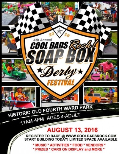 Cool Dads Rock Soap Box Derby
